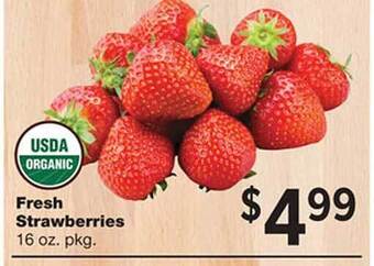 Forest Hills Food Usda organic fresh strawberries offer