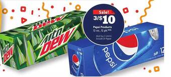 Family Dollar Pepsi products offer