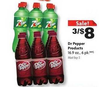 Family Dollar Dr pepper products offer