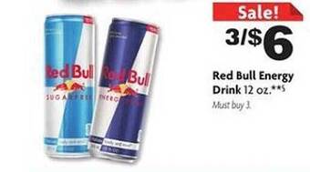 Family Dollar Red bull energy drink offer