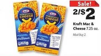 Family Dollar Kraft mac & cheese offer