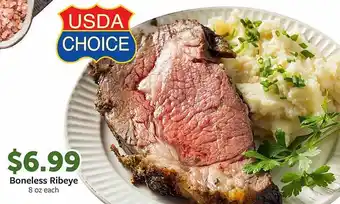 Fareway Boneless ribeye usda choice offer