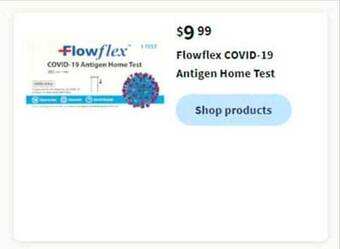 Walgreens Flowflex covid-19 antigen home test offer