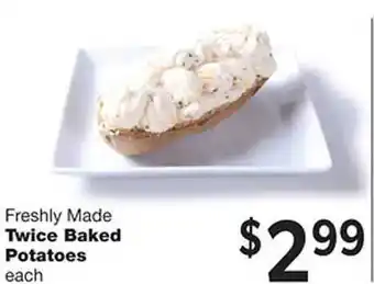 Forest Hills Food Twice baked potatoes offer