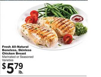 Forest Hills Food Fresh all-natural boneless, skinless chicken breast offer