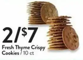 Fresh Thyme Fresh Thyme Crispy Cookies offer