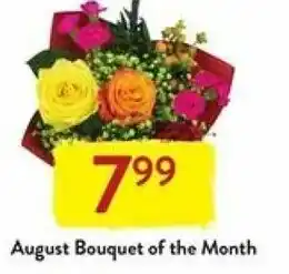 Fresh Thyme August Bouquet Of The Month offer