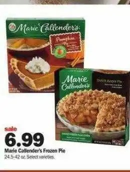 Meijer Marie callender's frozen pie offer