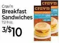 Crav'n breakfast sandwiches