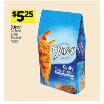Dollar General 9lives cat food offer