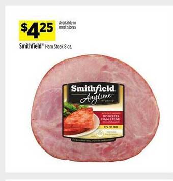 Dollar General Smithfield ham steak offer