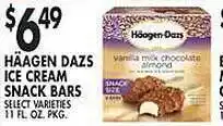 Met Foodmarkets Häagen dazs ice cream snack bars offer