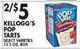 Met Foodmarkets Kellogg's pop tarts offer