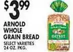 Met Foodmarkets Arnold whole grain bread offer