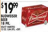 Met Foodmarkets Budweiser beer offer