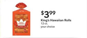 Publix King's hawaiian rolls offer