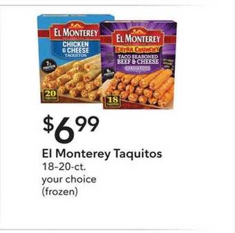 Publix El monterey taquitos offer