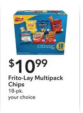 Publix Frito-lay multipack chips offer