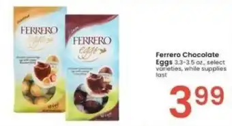 Albertsons Ferrero Chocolate Eggs offer
