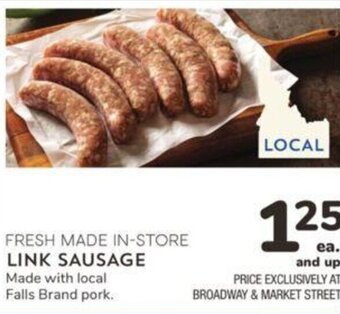 Albertsons Link Sausage offer