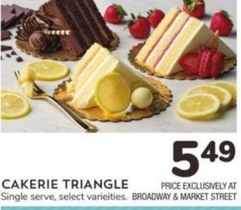 Albertsons Cakerie Triangle offer