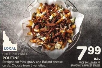 Albertsons Chef Prepared Poutine offer