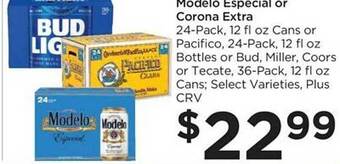 Food 4 Less Modelo especial or corona extra offer