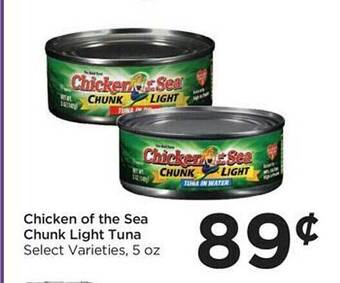Food 4 Less Chicken of the sea chunk light tuna offer