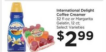 Food 4 Less International delight coffee creamer offer