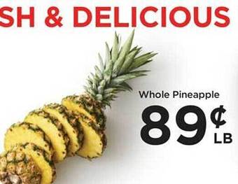 Food 4 Less Whole pineapple offer