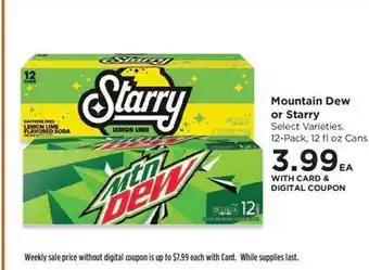 QFC Mountain dew or starry offer