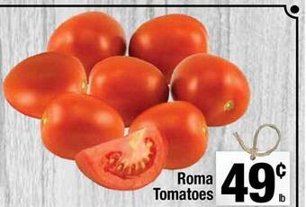 Super King Markets Roma tomatoes offer