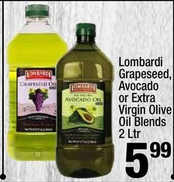 Super King Markets Lombardi grapeseed, avocado or extra virgin olive oil blends offer