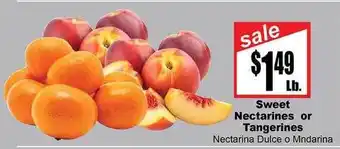 Rancho Markets Sweet nectarines or tangerines offer