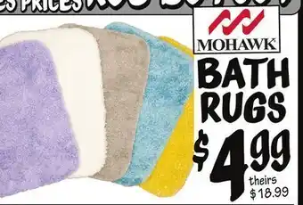 Ollie's Mohawk bath rugs offer