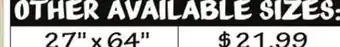 Ollie's 27" x 64" - 2' faux wood cordless blinds offer