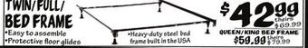 Ollie's Twin/full/ bed frame offer