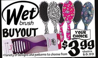 Ollie's Wet® brush buyout offer