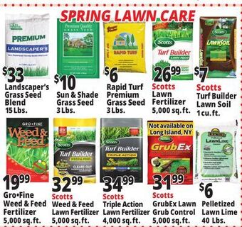 Ocean State Job Lot Spring lawn care offer