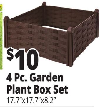 Ocean State Job Lot Raised garden bed, 4-piece offer