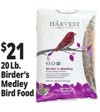 Ocean State Job Lot Harvest birder's medley wild bird food, 20 lbs offer