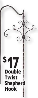 Ocean State Job Lot 84" double shepherd hook offer