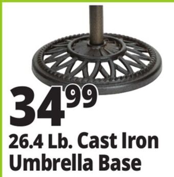 Ocean State Job Lot Cast iron patio umbrella base, 26 lbs offer