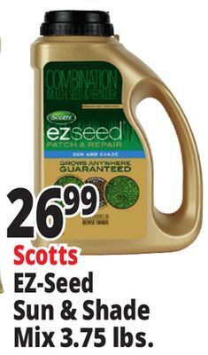 Ocean State Job Lot Scotts ez seed sun and shade patch and repair, 3.75 lbs offer