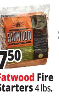 Ocean State Job Lot Fatwood firestarter offer