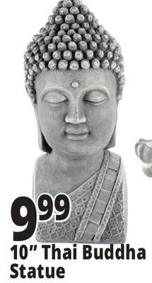 Ocean State Job Lot 10" thai buddha statue offer