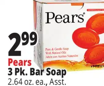 Ocean State Job Lot Pears 3pk. bar soap offer