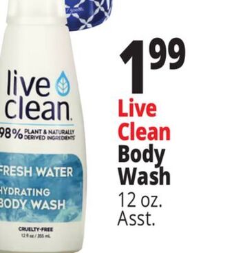 Ocean State Job Lot Live clean body wash offer