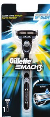 Ocean State Job Lot Gillette mach3 men's razor handle with cartridge refill offer