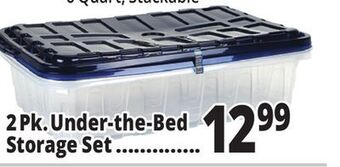 Ocean State Job Lot 2pk. under-the-bed storage set offer